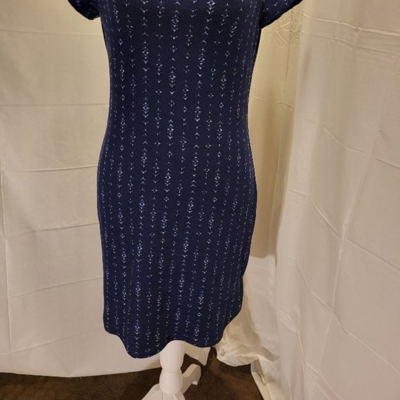 MUDD Navy & White Bodycon Dress or Tunic NWT L - Picture 2 of 13